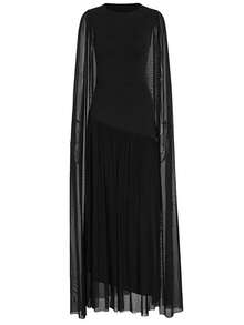 Vestido largo sin mangas estilo francés elegante moda femenina estilo europeo ideal para ocasiones especiales - Negro - Ver 6