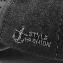 Gorra de béisbol con estampado de tiburón desgastado, estilo vintage y versátil de hip hop, adecuada para la calle, viajes, ajustable, para todas las estaciones - Tiburón parche - Ver 11