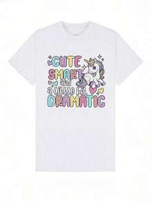 Camiseta de manga corta con cuello redondo suave y casual de verano para mujer, tops para salir, vintage, Gen Z, tops, curvas, ropa Y2K, algodón, Italia, Grecia, tops de mujer, tops bonitos, camisetas gráficas, conjuntos de primavera, estilo callejero americano, casual deportivo, estilo unisex, estilo casual urbano, casual, jersey, camisetas holgadas, ropa de calle retro, estilo de los 90, estilo de los 2000, subcultura, estilo europeo, tops negros, tops blancos, conjuntos de fiesta de los 90. - Negro - Ver 5