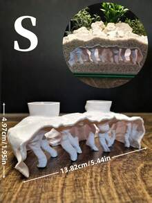 3D列印宮廷風水族館裝飾品，魚類與爬蟲用人造洞穴遮蔽處，免組裝生態缸景觀裝飾 - A - 查看 10