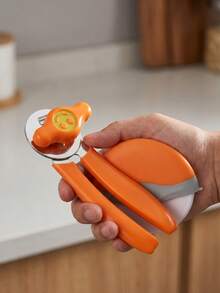 X-O CHEF LAB "Healing Orange" Pride Party Pack - 3-Piece Bundle: Wavy Blade Pizza Cutter, Smile Face Can Opener & Matte Matcha Green Rotary Opener | Dopamine Kitchen Essentials For Inclusive Outdoor Gatherings - View 11