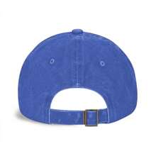 Oklahoma City Thunder Logo Baseball Cap Washed Denim, Adjustable Unisex Hat For Sports, Casual, Beach Outdoor | Retro Classic Design - Màu xanh lam - Xem 11