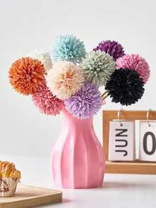 1个塑料花瓶，装饰花瓶，白色不易碎花瓶，适合郁金香、玫瑰和其他花卉，家居装饰，客厅，餐桌礼物，生日，毕业典礼，房间装饰，玻璃花瓶 - A - 查看 9