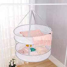Flat Drying Net, Clothes Drying Net, Laundry Drying Net, 2 Tiers, Folding, Prevents Shape, Windproof, Knit, Sweater, Stuffed Toy, Pillow, Compact, Storage - 261cm - チェックする 8