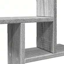 vidaXL Wandregale, 2er-Set, Sonomagrau, 38 x 12 x 38 cm, Spanplatte - Verschiedenfarbig - Übersicht 8