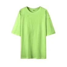 Women's Casual Printed T-Shirt, Short Sleeves, Round Neck, Spring/Summer Urban Fashion Unisex T-Shirt. WHZ8 - Avocado Green - View 12