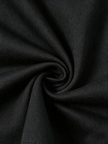 Playera de mujer con cuello redondo estampada, diseño de celebración del 1865 Juneteenth, atuendos para fiestas y festivales, casual diario. - Negro - Ver 4
