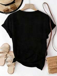 Women T-Shirts - Black - View 3