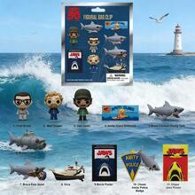 Monogram 1pc JAWS Official Licensed PVC Blind Bag 3D Character Pendant Keychain, Including Sheriff Brody, Bruce The Shark And Other Collectibles, Suitable For Backpack Decoration And Gifts, Produced By - Multicolor - View 10