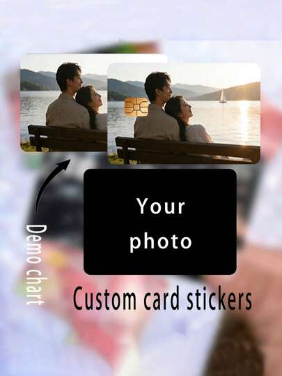 Pegatinas personalizadas con foto, Piel para tarjeta de crédito, Pegatinas personalizadas, Pegatinas para piel de tarjeta de crédito, Cubierta de tarjeta de crédito para transporte, llave, débito, crédito, Cubierta de tarjeta, Vinilo impermeable sin burbujas, resistente a roturas y arrugas, Pegatina para cubierta de tarjeta de débito, Regalos del Día de la Madre, Regalos del Día del Padre, Regalos de graduación, Regalos de vuelta a la escuela