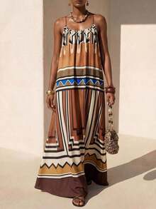 Women Midi Dresses - Multicolor 3 - View 12