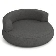 GOFLAME Blow Up Lounge Chair Inflatable Sofa For Living Room Study Bedroom Office Air Couch With Wide Armrests - Grey - View 1