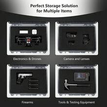 GOFLAME 22 Inch IP66 Rated Waterproof Hard Case With Customizable Foam Insert 56 X 44 X 22 Cm Hard-Shell Dry Box For Electronics Drones Cameras - View 2
