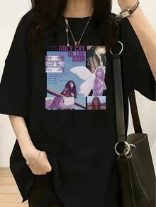Women T-Shirts - Black - View 6