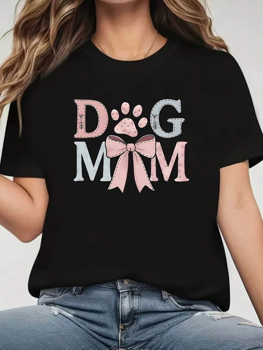 Camiseta de algodón% modelo 2026, tela de alta calidad y peso pesado, diseño de nicho moderno para el verano, camiseta básica sencilla y versátil para el día a día, efecto adelgazante, transpirable y cómoda, adecuada para todos, versátil con cuello redondo y manga corta. - Negro - Ver 1