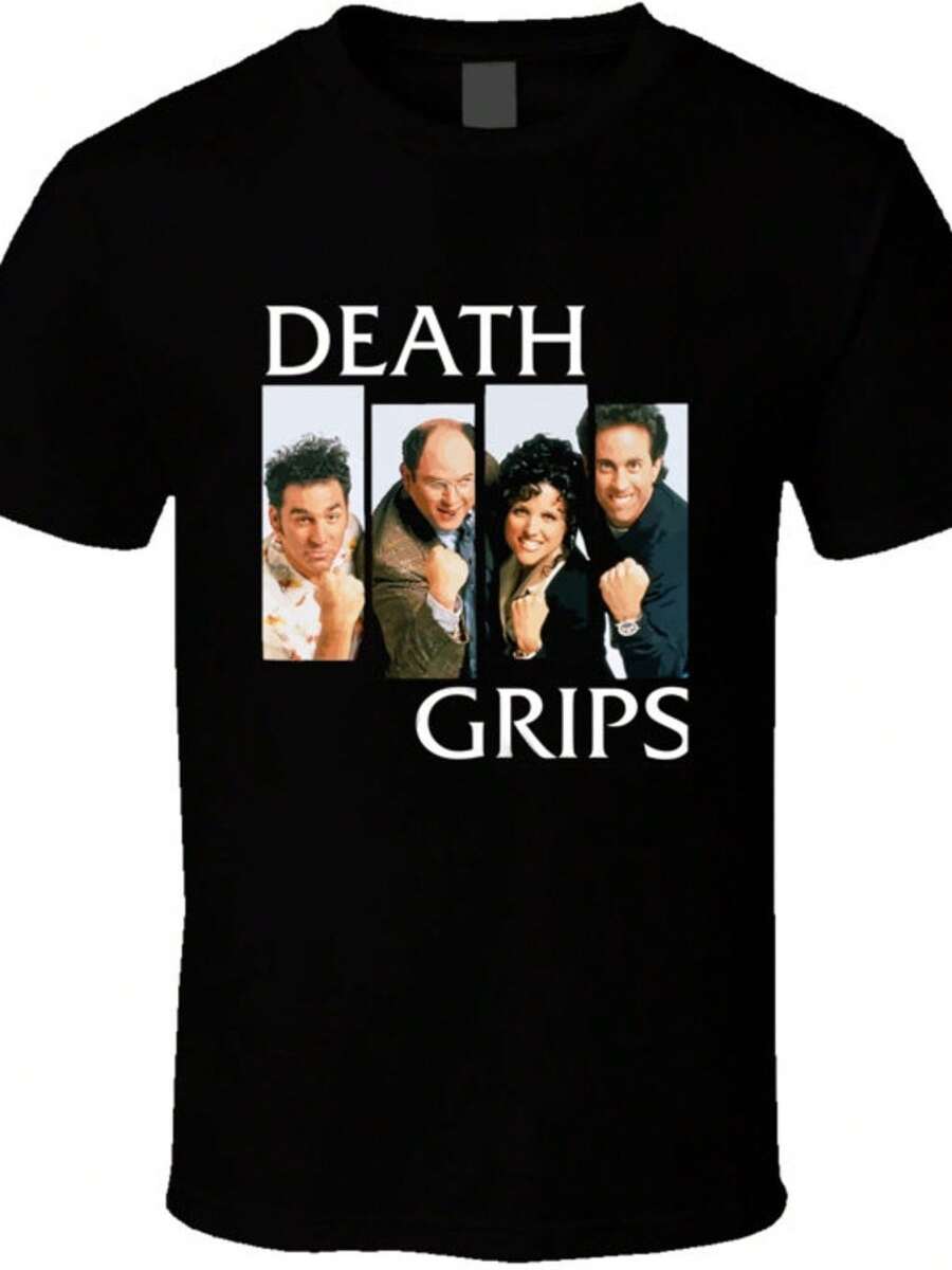 New Death Grips Black Tshirt Size S- 2XLblusas para mujer playeras de mujer vestidos casuales para mujer y2k playeras deportivas para mujer verano camisetas ropa de mujer Fashion Perfect For Daily - Negro - Ver 1