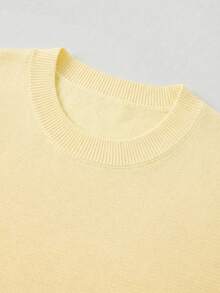 FOR BEAUTY Women's Spring/Summer Solid Color Sleeveless Knit Top, Ruffle Hem, Slim Fit Tummy Control, Casual Commute Date Sweater Pullover - Deep Apricot - View 10