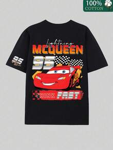 Disney Men's Casual Graphic T-Shirt Collection Featuring Beloved Characters From Classic Animated Series Such As Mickey Mouse, Buzz Lightyear, Lightning McQueen, And Toy Story. Each Crew-Neck Short-Sleeved Top Is Crafted From Soft, Breathable Cotton Fabric For Lasting Comfort All Day Long. With A Variety Of Unique Prints-Including Vintage Graphics, Quote-Based Designs, And Iconic Character Art-These Shirts Are Perfect For Disney Fans And Lovers Of Casual Style. Easily Paired With Jeans, Cargo Pants, Or Shorts For Everyday Wear, Weekend Getaways, Or Relaxed Gatherings, They Offer A Timeless, Versatile Addition To Any Wardrobe. - màu đen - Xem 4