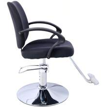 Hair Salon Chair Styling Heavy Duty Hydraulic Pump Barber Chair Beauty Shampoo Barbering Chair For Hair Stylist Women Man With Barber Cape Black - Black + PU1 - View 9