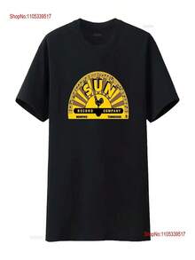 Camiseta de mujer con logo de Sun Records Memphis, talla XXXX Large, color negro, estilo retro, tejido lavado, transpirable, ropa de dise?ador, estampado, versátil. - Negro - Ver 1