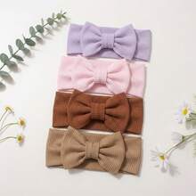 3pcs Baby Girl Headband For 0-4 Years Old Girl,Bow Headband,Toddler Girl Spring Clothes,Baby Summer Clothes,Candy Color Hairband,Ice Cream Color Headbands,Kid Headbands,Children Accessories Celebration Day Anniversary Party Decorations,Children Gift,Can Be Worn At Home Or Outside,Birthday Decorations, Photography Props - Multicolor - View 8