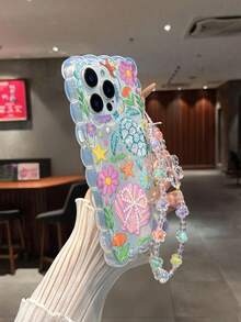 彩色海龟印花透明防震可爱手机壳，兼容 17/17 Pro/17 Pro Max、16/16 Pro/16 Pro Max/16 Plus、14、15、XS、XR、7/8 Plus，欧美风格 - 彩色 - 查看 5
