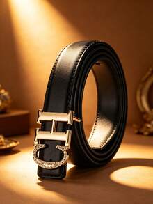1/2pcs New Women's Smooth Buckle Leather Belt, Minimalist Multi-Color Fashion Waistband, All-Match Casual Belt, Elegant Decorative Accessory Perfect For Jeans, Pants, Dresses And Daily Street Outfits - Multicolor - View 7