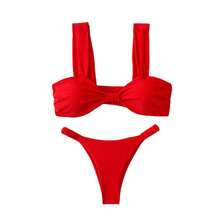 Conjunto de bikini sexy, bikini de dos piezas - rosa - Ver 6