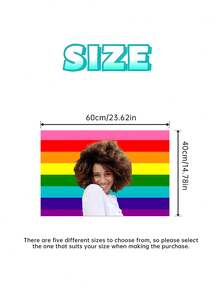 1 pieza Bandera del Orgullo con foto personalizada, Bandera del Arcoíris personalizada con tu foto para el Mes del Orgullo, Bandera del Orgullo personalizable para desfiles y fiestas, regalo perfecto para eventos, fiestas y decoración del hogar - Multicolor - Ver 12
