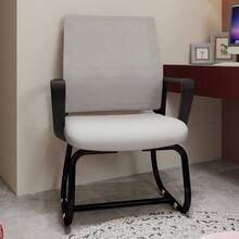 Minimalist Modern Office Chair Metal Frame Soft And Comfortable Home And Office Use Multiple Colors Available - Black+ Gray + Iron + Nylon Mesh + Polyurethane1 - View 8
