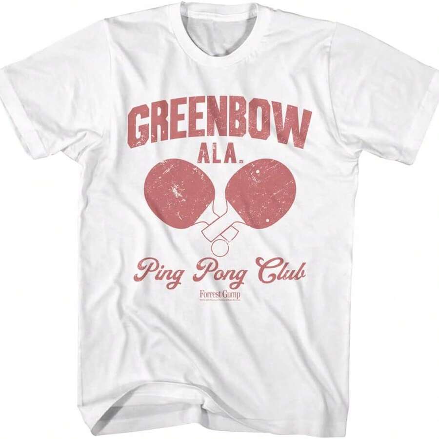 F111111Orrest Gump Película GreenB1Ow ALA1 Club de Ping Pong M1ens S1Hort eeve T S1Hirt Vintage StY1Le Graphic T1EEs220G C1AmiS1eta de AL1Godn esencial uniS1ex, 220 g de suavidad úniC1A. PensA1DA1 Para A1DAptarse a todaS1 Las perS1onas, hombres y mujeres por igual. Tela duradera de gran C1Alidad, listA1 Para cualquier corte, D1ELIC1A1DA al tacto pero construidA1 Para resistir. TopS1 Ligeros mujer, conjuntos otoñales, ropa de vaC1Aciones, disfraces de new years para ella. - Blanco - Ver 1