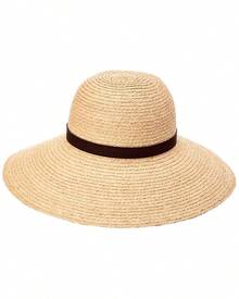 Bruno Magli Wide Brim Round Crown Straw Sun Hat - Multicolor - View 3