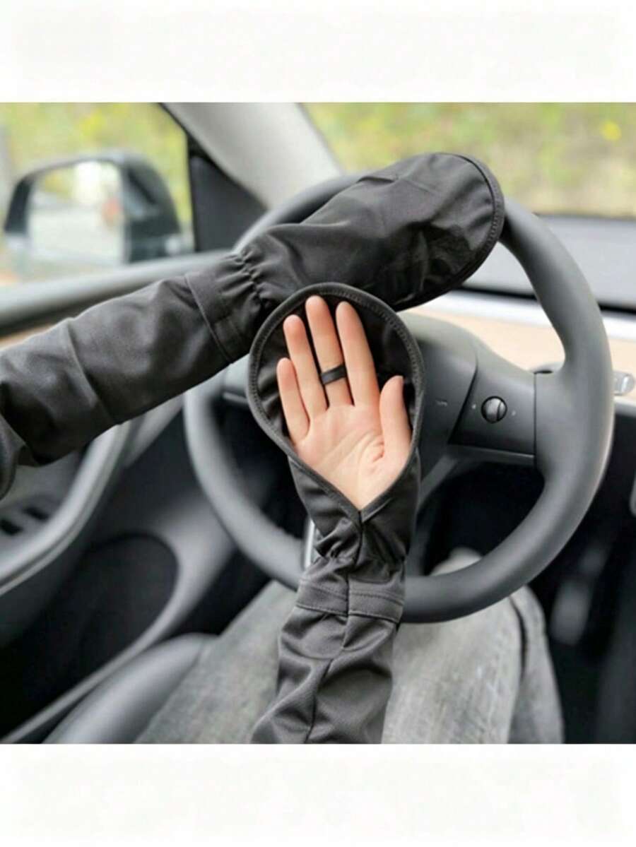 Ống tay áo đa năng dành cho đạp xe ngoài trời - màu đen - Xem 1