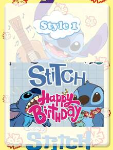 Disney Phông nền sinh nhật in hình Stitch Aloha, với thiết kế rực rỡ lấy cảm hứng từ vùng nhiệt đới cùng nhân vật biểu tượng và dòng chữ "Chúc mừng sinh nhật" nổi bật. Được làm từ chất liệu vải nhẹ, bền với hình in sống động, chống phai màu, phông nền chống nhăn và có thể tái sử dụng này rất lý tưởng cho các bữa tiệc sinh nhật theo chủ đề, chụp ảnh kỷ niệm hoặc trang trí bàn bánh, mang đến không khí Hawaii vui tươi, hoài cổ cho bất kỳ lễ kỷ niệm nào. - Nhiều kiểu dáng - Xem 14