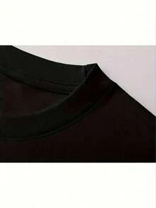 SimpieAndVersatileDesignPlayera gráfica Camp Half-Blood, playera casual de verano para mujer, top versátil y transpirable para uso diarioCottonT-Shirt - Negro - Ver 3