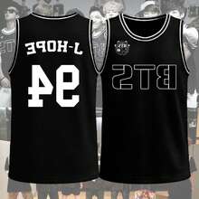 K-Pop J-HOPE Basketball Jersey For Men And Women T-Shirt, Retro World Tour 2026 Merch Gifts, Bangtan Come Back Basketball Jersey Tee Gift, Elegant Party Women's Tee, Ideal For Travel, Home Wear, Parties & Casual Wear For Adults, Elegant & Fashionable Clothing | Playful Graphic Tee | Nontransparent Material - JHOPE-94 - 查看 1
