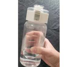 1個大容量便攜式透明水瓶 500-800ml,戶外活動、旅行、辦公室必備。便攜式飲水杯、戶外杯、運動杯、馬克杯-適合放入口袋、手提包、背包。 - 彩色 - 查看 8