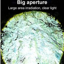高強度遠程LED手電筒,8*18650大容量電池長續航,Type-C充電,5段可調光,鋁合金IPX5防水,戶外露營騎行緊急使用 - 手電筒 - 查看 5