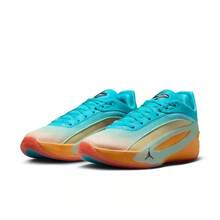 Nike Giày bóng rổ nam JORDAN - Thiết kế mới dành cho thi đấu, tập luyện và sử dụng thường ngày. - Xanh lam/Cam - Xem 2