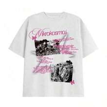Ropa Curvy En Oferta Y  1 Camiseta Inspirada En  Mikrokoos Bangtan Para Conciertoblusas Para Mujer,Blusas Casuales Para Dama,Tops,, Mujer Premium,Y2K QOS0Camisetas Para Mujer Y2K - Blanco - Ver 9