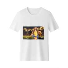 Unisex T-Shirt mit 2026 Weltmeisterschaft Thema, Dai Dai Muster, Party T-Shirt, Fußball T-Shirt, Outdoor T-Shirt, Fan T-Shirt, Grafik T-Shirt - Weiss - Übersicht 3