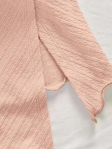 tubo fruncido de estilo elegante, romántico y elegante en color amarillo, apropiado para fiestas, vacaciones en la playa, regreso a la escuela, citas románticas, temporada de bodas, cumpleaños, Pascua, vestimenta de primavera/verano - Rosa - Ver 5