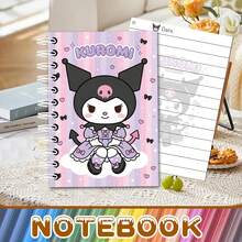 1pc Sanrio Notebook; A7 Size Minimalist Spiral Notebook, Cute & Comfortable For Adults And Teenagers. Inner Pages Feature Adorable Sanrio Character Patterns, Ideal For Daily Note-Taking, List-Making, And Life Organization. A Great Choice As Back-To-School Stationery Or Mother's Day, Birthday, Father's Day Gift. - Notebook - View 7