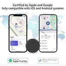 2 / 4 Packs Smart Item Locator Tag, White & Black BT Key Finder, Dual Compatible With Apple Find My And Find Hub, Wireless Anti-Lost Alert Tracker For Keys, Wallet, Suitcase, Bags & Pets, Dustproof Design, Built-In Speaker, Replaceable Battery - ET-multicolor - View 4