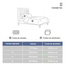 NANWEI Juego de Funda para Edredón de 3 Piezas, Funda para Edredón con Cierre de Botones y 2 Fundas para Almohada, Ultra Suave Fibra de Doble Cepillado Colección de Hotel Gris Oscuro - Grafito - Ver 6