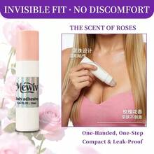 1pc Body Anti-Slip Glue, Anti-Exposure Glue Waterproof And Sweat-Proof, Clothing And Skirt Anti-Flash Anti-Slip Natural Adhesive, Essential Gift Choice, Summer Must-Have - A - View 2