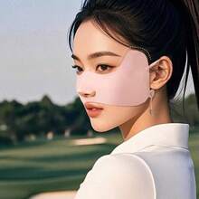 1 pieza Máscara facial de protección solar con diseño de mariposa, máscara facial 3D de seda de hielo para ciclismo al aire libre con gancho para oreja de mariposa - Multicolor - Ver 2