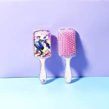 Hasbro Brosse à cheveux de massage avec coussinet fille de dessin animé mignonne, peigne démêlant antidérapant, cadeau d'anniversaire pour femmes et filles - Voir 5