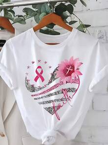 Talla Grande - Talla Grande - Camiseta de Moda para Mujer de Talla Grande - Blanco - Ver 6