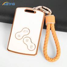 Ốp bảo vệ chìa khóa xe hơi bằng TPU mềm, phù hợp với các dòng xe Renault Megane 2 3 Clio Scenic Duster Kaptur Captur Logan Laguna Zoe Koleos Fluence. - Mẫu xe Renault F - Xem 4